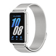 For Samsung Galaxy Fit 3 Mijobs Milan Magnetic Metal Watch Band(Silver) - Watch Bands by MIJOBS | Online Shopping South Africa | PMc TechLife | Buy Now Pay Later Mobicred
