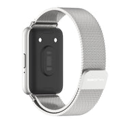 For Samsung Galaxy Fit 3 Mijobs Milan Magnetic Metal Watch Band(Silver)
