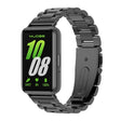 For Samsung Galaxy Fit 3 Mijobs Three-Beads Metal Watch Band(Black) - Watch Bands by MIJOBS | Online Shopping South Africa | PMc TechLife | Buy Now Pay Later Mobicred