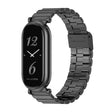 For Xiaomi Mi Band 8 Mijobs GT4 Bamboo Buckle Metal Watch Band(Black) - Watch Bands by MIJOBS | Online Shopping South Africa | PMc TechLife | Buy Now Pay Later Mobicred