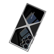 For Samsung Galaxy S24 Ultra GKK Leather Electroplating Supersonic Speed Shockproof Phone Case(Red)