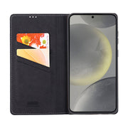 For Samsung Galaxy S24+ 5G GEBEI Top-grain Horizontal Flip Leather Phone Case(Black)