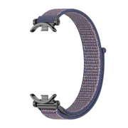 For Xiaomi Smart Band 10 / 9 / 8 Mijobs GT4 Breathable Nylon Loop Watch Band(Midnight Blue Black)