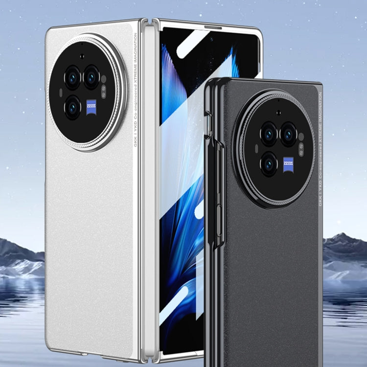 For vivo X Fold3 Pro GKK Integrated Unbounded Frosted AG All-inclusive Shockproof Phone Case(Black)
