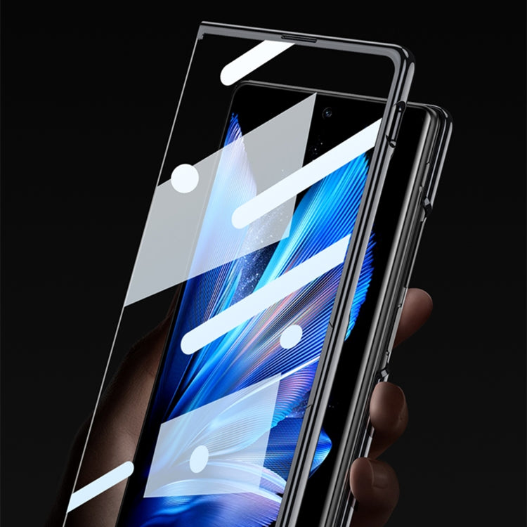 For vivo X Fold3 GKK Integrated Unbounded Frosted AG All-inclusive Shockproof Phone Case(Black)