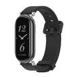 For Xiaomi Smart Band 10 / 9 / 8 Mijobs GT4 Silicone Breathable Watch Band(Black Silver) - free shipping - PMc TechLife - Order now!