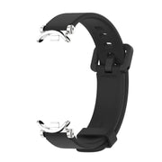 For Xiaomi Smart Band 10 / 9 / 8 Mijobs GT4 Silicone Breathable Watch Band(Black Silver)