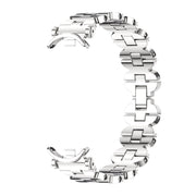 For Xiaomi Smart Band 10 / 9 / 8 Mijobs GT4 Bone Chain Metal Watch Band(Silver)