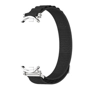 For Xiaomi Smart Band 10 / 9 / 8 Mijobs GT4 Nylon Breathable Watch Band(Black Silver)