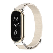 For Xiaomi Mi Band 8 Mijobs GT4 Nylon Breathable Watch Band(Grey Silver)