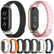For Xiaomi Mi Band 8 / 9 / 9 NFC Mijobs GT4 Nylon Breathable Watch Band(Black)