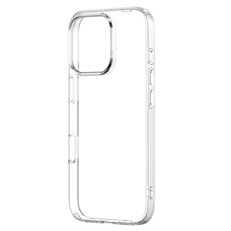 For iPhone 16 Pro Max ZGA Clear TPU Shockproof Phone Case(Transparent)