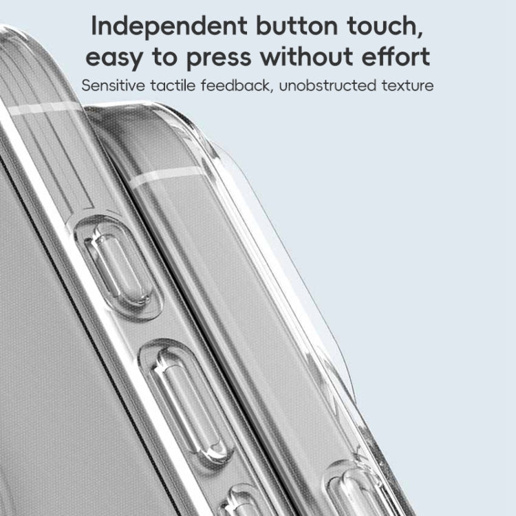 For iPhone 16 Plus ZGA Clear TPU Shockproof Phone Case(Transparent)