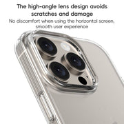 For iPhone 16 Plus ZGA Clear TPU Shockproof Phone Case(Transparent)