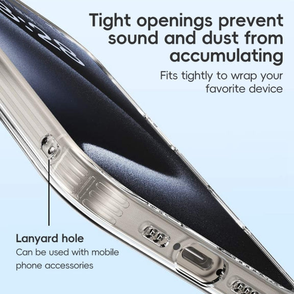 For iPhone 16 Plus ZGA Clear TPU Shockproof Phone Case(Transparent)