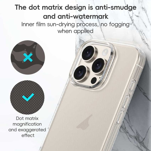 For iPhone 16 ZGA Clear TPU Shockproof Phone Case(Transparent)