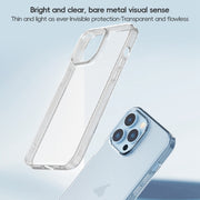 For iPhone 15 Pro Max ZGA Clear TPU Shockproof Phone Case(Transparent)