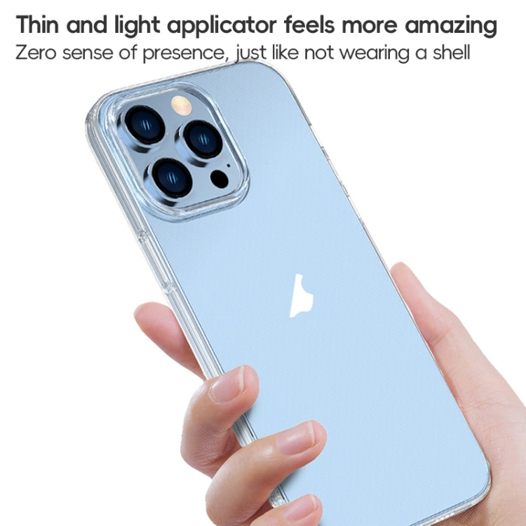 For iPhone 15 Pro Max ZGA Clear TPU Shockproof Phone Case(Transparent)
