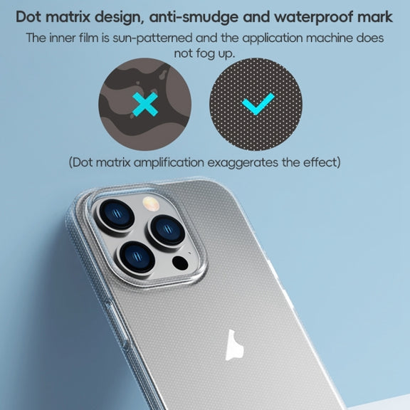 For iPhone 15 Pro Max ZGA Clear TPU Shockproof Phone Case(Transparent)