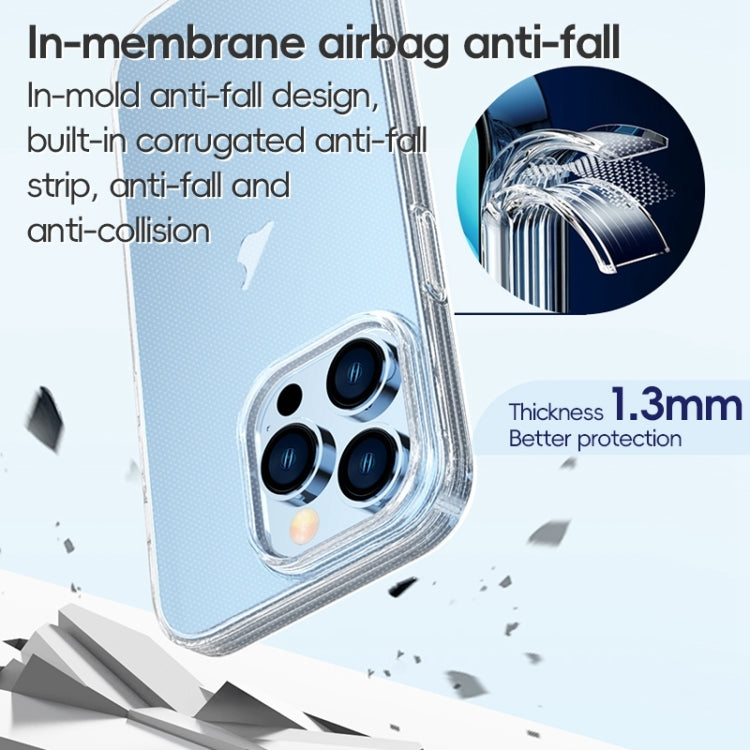 For iPhone 15 Pro Max ZGA Clear TPU Shockproof Phone Case(Transparent)
