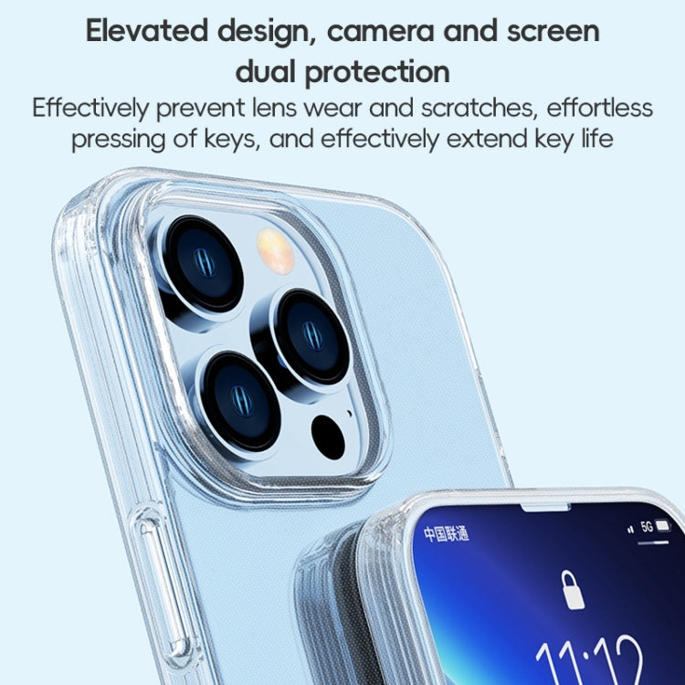 For iPhone 15 Pro Max ZGA Clear TPU Shockproof Phone Case(Transparent)