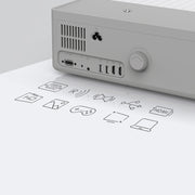 D4000 Android 9.0 1080P HD Home Portable LED Projector(EU Plug)