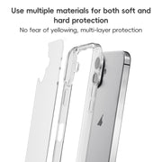 For iPhone 16 Pro Max ZGA Magsafe Clear PC Hybrid TPU Phone Case(Transparent)