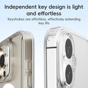 For iPhone 16 Plus ZGA Magsafe Clear PC Hybrid TPU Phone Case(Transparent)