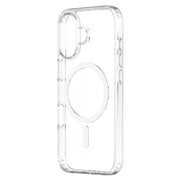 For iPhone 16 ZGA Magsafe Clear PC Hybrid TPU Phone Case(Transparent)