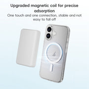 For iPhone 16 ZGA Magsafe Clear PC Hybrid TPU Phone Case(Transparent)