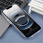 For iPhone 16e ZGA Magsafe Clear PC Hybrid TPU Phone Case(Transparent)