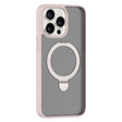 For iPhone 15 Pro Max ZGA Magsafe Holder PC Hybrid TPU Phone Case(Pink) - iPhone 15 Pro Max Cases by ZGA | Online Shopping South Africa | PMC TechLife | Buy Now Pay Later Mobicred