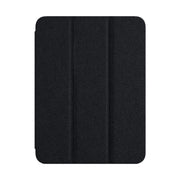 For iPad Pro 12.9 2022/2021/2020 ZGA Tri-Fold Voltage Smart Leather Tablet Case(Black)