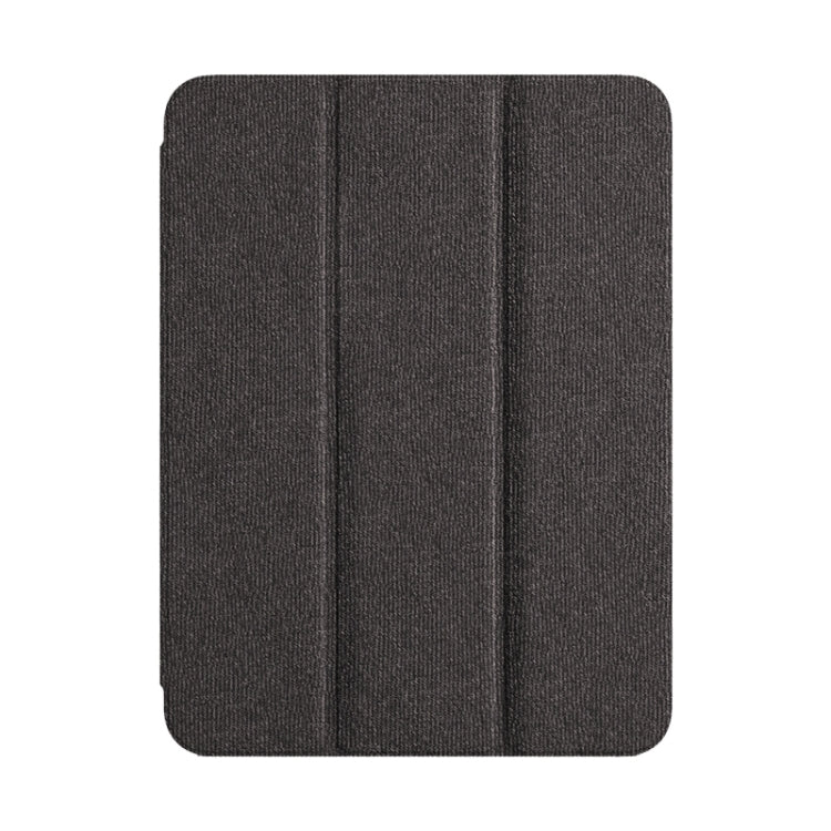 For iPad Pro 11 2022 / 2021 / 2020 ZGA Tri-Fold Voltage Smart Leather Tablet Case(Grey)