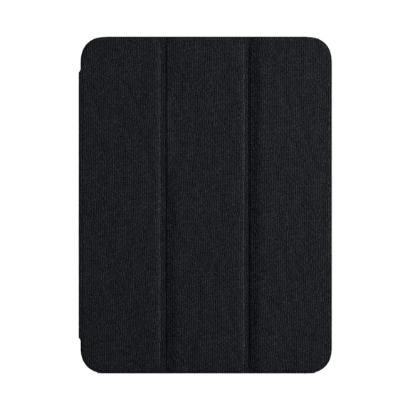For iPad 10.2 2021/2020/2019 ZGA Tri-Fold Voltage Smart Leather Tablet Case(Black)