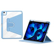 For iPad Pro 11 2022 / 2021 / 2020 ZGA Tri-Fold 360 Rotation Smart Leather Tablet Case(Blue) - free shipping - PMc TechLife - Order now!