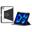 For iPad Pro 11 2022 / 2021 / 2020 ZGA Tri-Fold 360 Rotation Smart Leather Tablet Case(Black) - free shipping - PMc TechLife - Order now!
