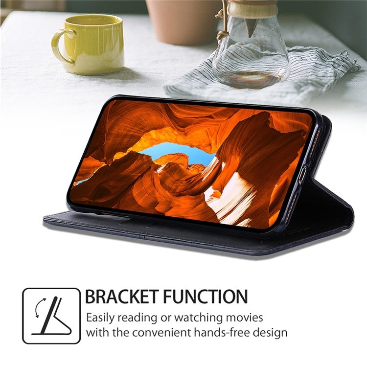 For Motorola Edge 5G 2024 Cow Texture Magnetic Leather Phone Case(Black)