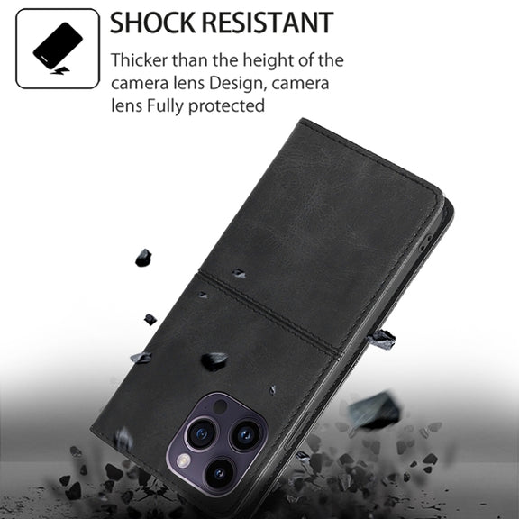 For Motorola Edge 5G 2024 Cow Texture Magnetic Leather Phone Case(Black)