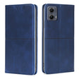 For Motorola Edge 5G 2024 Cow Texture Magnetic Leather Phone Case(Blue) - Motorola Cases by PMC Jewellery | Online Shopping South Africa | PMC Jewellery | Buy Now Pay Later Mobicred