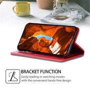 For Motorola Edge 5G 2024 Cow Texture Magnetic Leather Phone Case(Red)