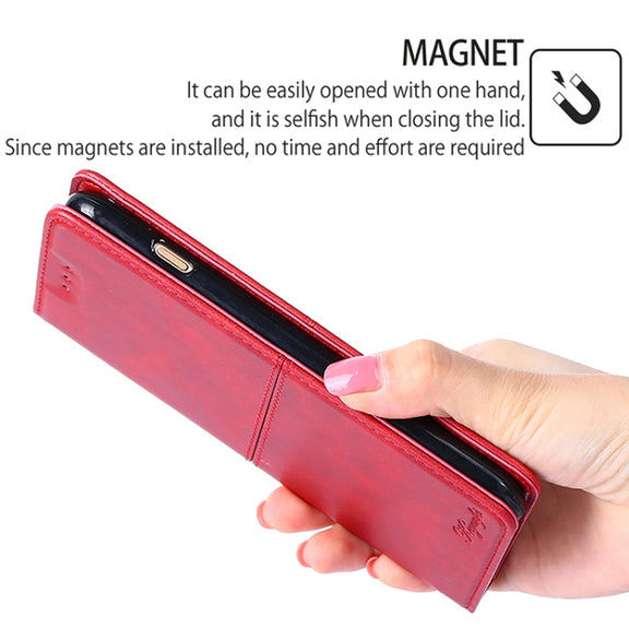 For Motorola Edge 5G 2024 Cow Texture Magnetic Leather Phone Case(Red)