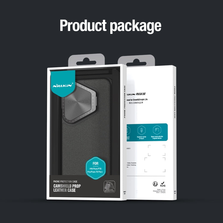 For Huawei Pura 70 Pro/70 Pro+ NILLKIN CamShield Prop Series PC + TPU Phone Case(Black)