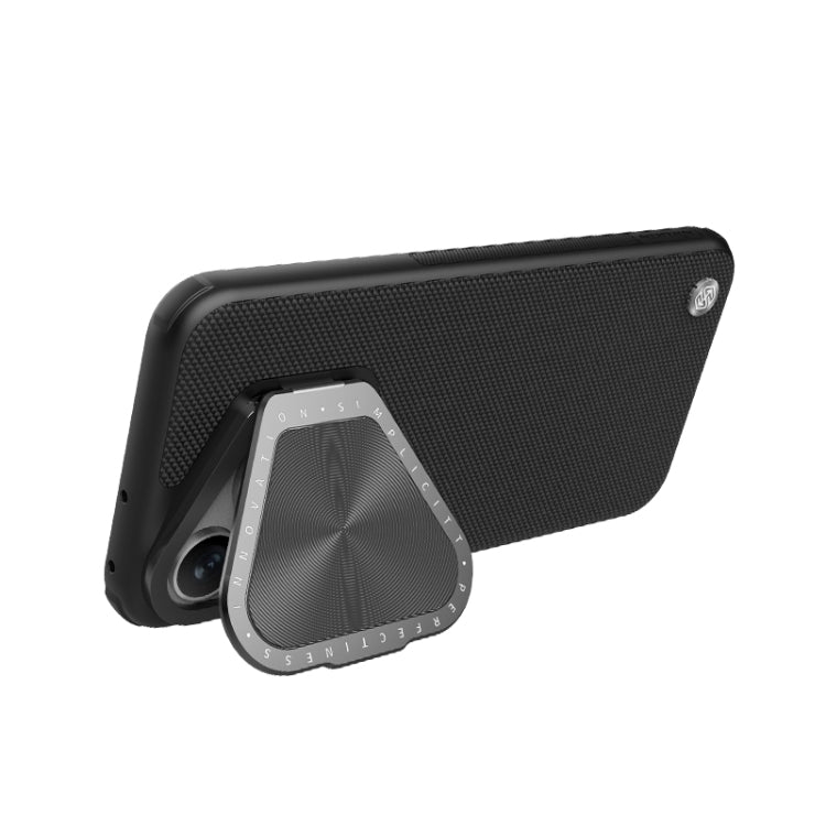 For Huawei Pura 70 Pro/70 Pro+ NILLKIN Textured Prop Lens Protection Holder Nylon Phone Case(Black)