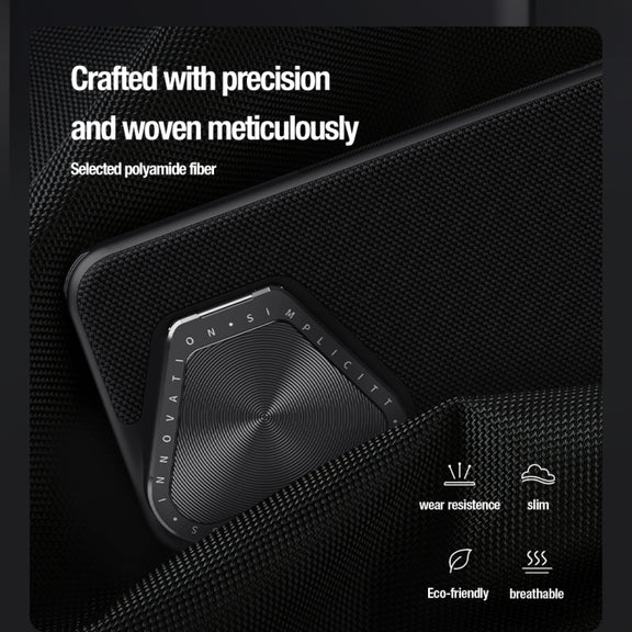 For Huawei Pura 70 Pro/70 Pro+ NILLKIN Textured Prop Lens Protection Holder Nylon Phone Case(Black)