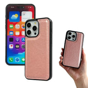 For iPhone 16 Pro Max Multifunctional Seven Cards Wallet Leather Phone Case(Rose Gold)