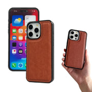 For iPhone 16 Pro Multifunctional 7-Cards Wallet Leather Phone Case(Brown)