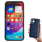 For iPhone 16 Plus Multifunctional 7-Cards Wallet Leather Phone Case(Royal Blue)