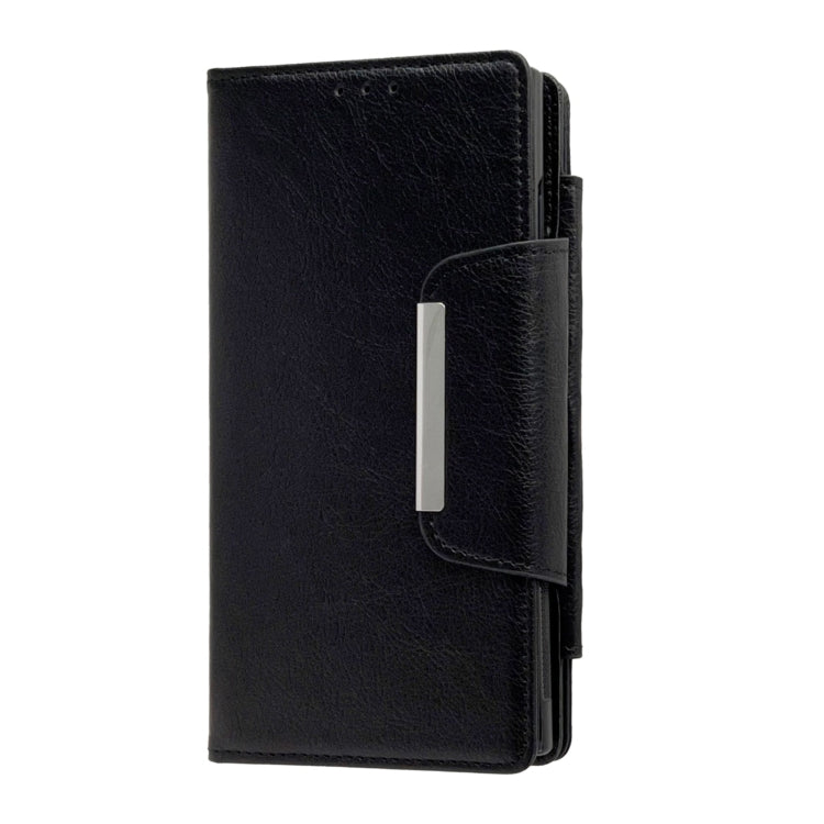 For Samsung Galaxy S24+ 5G Multifunctional 7-Card Wallet Leather Phone Case(Black)