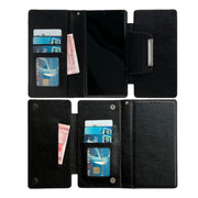 For Samsung Galaxy S24+ 5G Multifunctional 7-Card Wallet Leather Phone Case(Black)